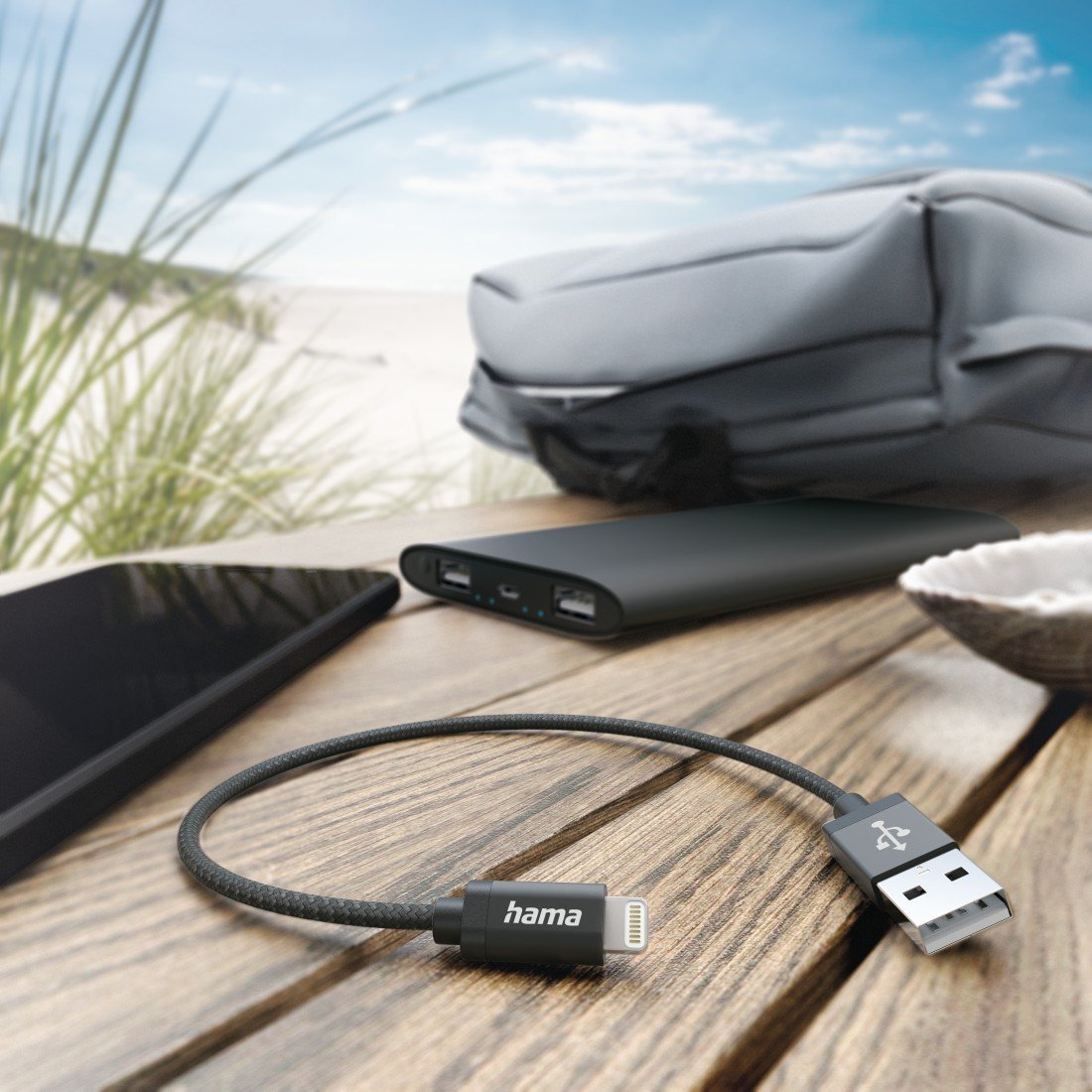 Hama Cable 00201578 / Lightning To Usb-A Negro