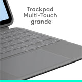 Logitech Combo Touch Caja De Teclado Y Folio Con Panel Táctil Luz Trasera Apple Smart Connector Qwerty Español Gris Oxford