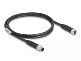 Delock M8 A-Kodiert 3 Pin Cable Stecker Zu Buchse Pur (Tpu) 1 M