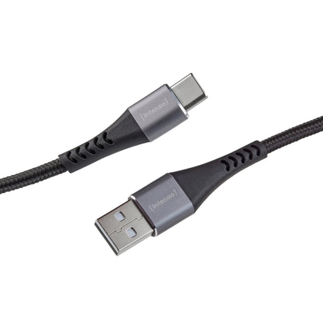 EAN 4034303038862 - Intenso CHARGING/DATA CABLE MODEL A60C / 2 METER / BLACK cable USB 2 m USB A USB C Negro imagen 1