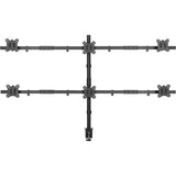 Inline® Desk Bracket For 6x Tv / Led / Tft Display Up A 81cm 32" Max. 7kg Negro