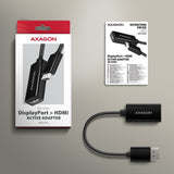EAN 8595247908810 - Axagon RVD-HI20N adaptador de cable de vídeo 0,15 m DisplayPort HDMI Negro imagen 6