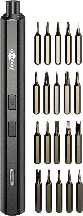 Goobay 77838 Destornillador Eléctrico Y Llave De Impacto Negro