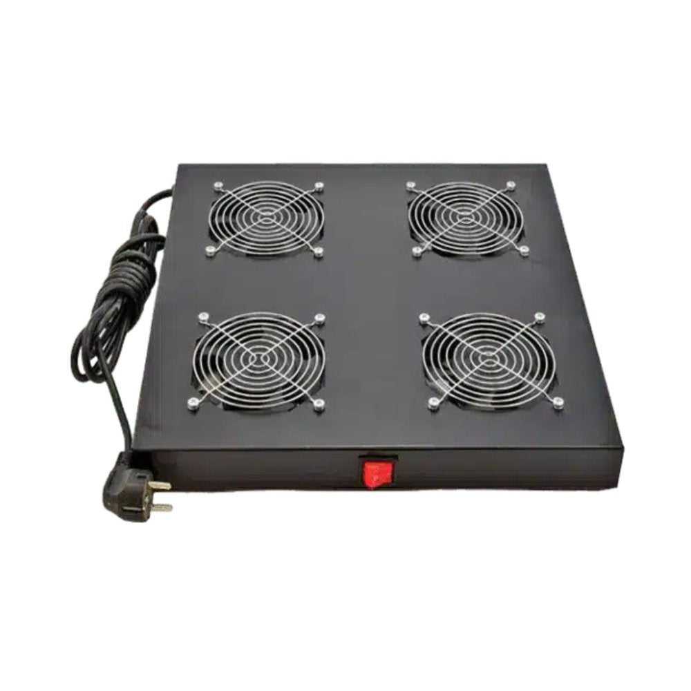 Phasak Conjunto Ventilación 19" Con Interruptor Para Rack Mural 1 Ventilador X 120mm