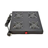 Phasak Conjunto Ventilación 19" Con Interruptor Para Rack Mural 1 Ventilador X 120mm