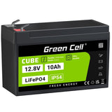 Green Cell Lfpgc12v10ah Batería Para Sistema Ups Fosfato De Hierro-Litio (Lifepo4) 12,8 V 10 Ah