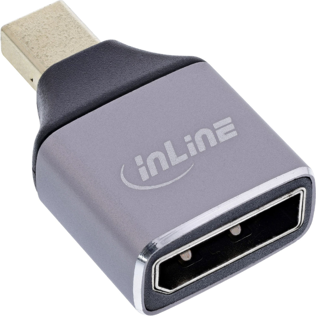 Inline® Displayport 1.4 Adapter, Dp Socket / Mini Dp Plug, 8k Uhd
