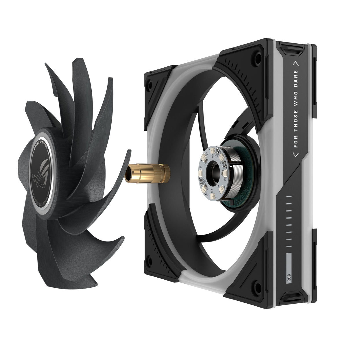 Asus Ventilador Rog Eurux Gr120 Fan Argb Reverse Black