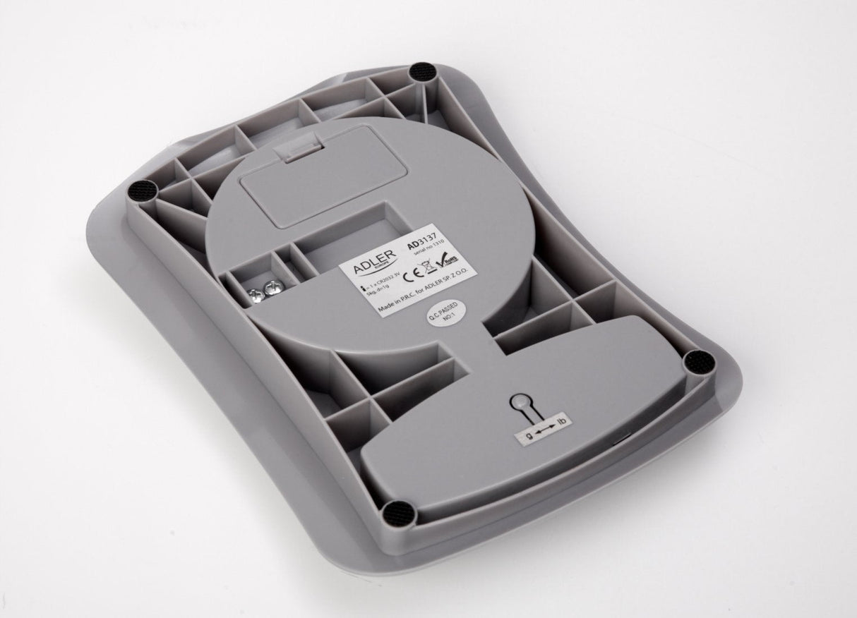 Báscula De Cocina Adler Ad 3137s Electronic Kitchen Scale Silver Tabletop