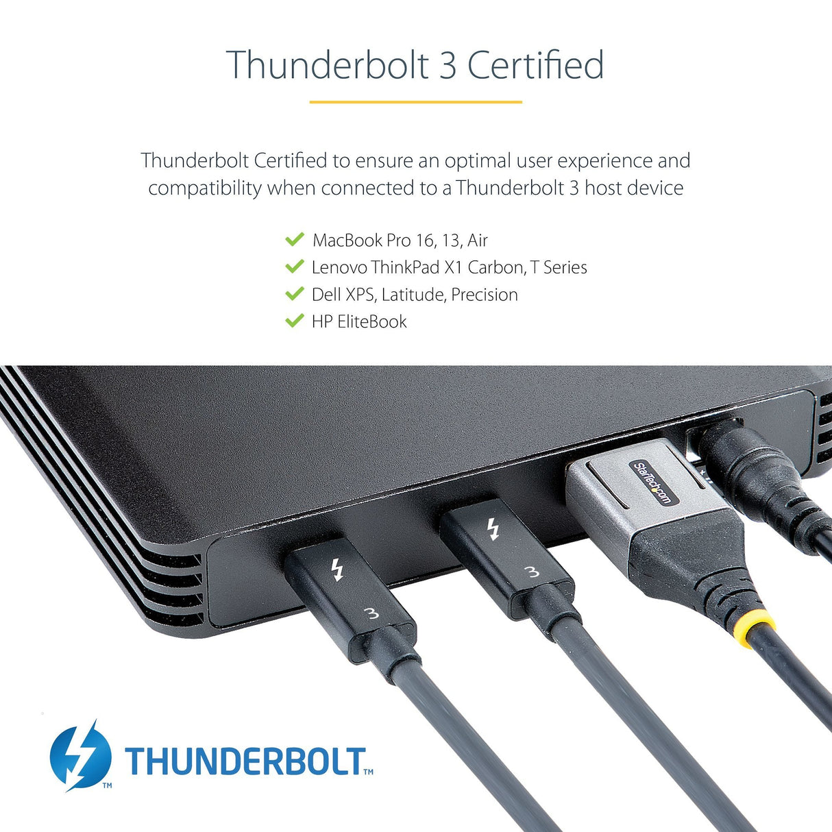 Caja Externa Disco Startech Caja Thunderbolt 3 De 4 Bahías Nvme M.2 Para Ssd Displayport  2 Thunderbolt 3, 40gbps,72w