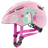 Casco De Bicicleta Infantil Uvex Kid 2 Cc 46-52cm, Unicornio Rosa Mate
