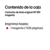 EAN 0199764139870 - HP 951 Magenta Original Ink Cartridge cartucho de tinta 1 pieza(s) Rendimiento estándar imagen 3