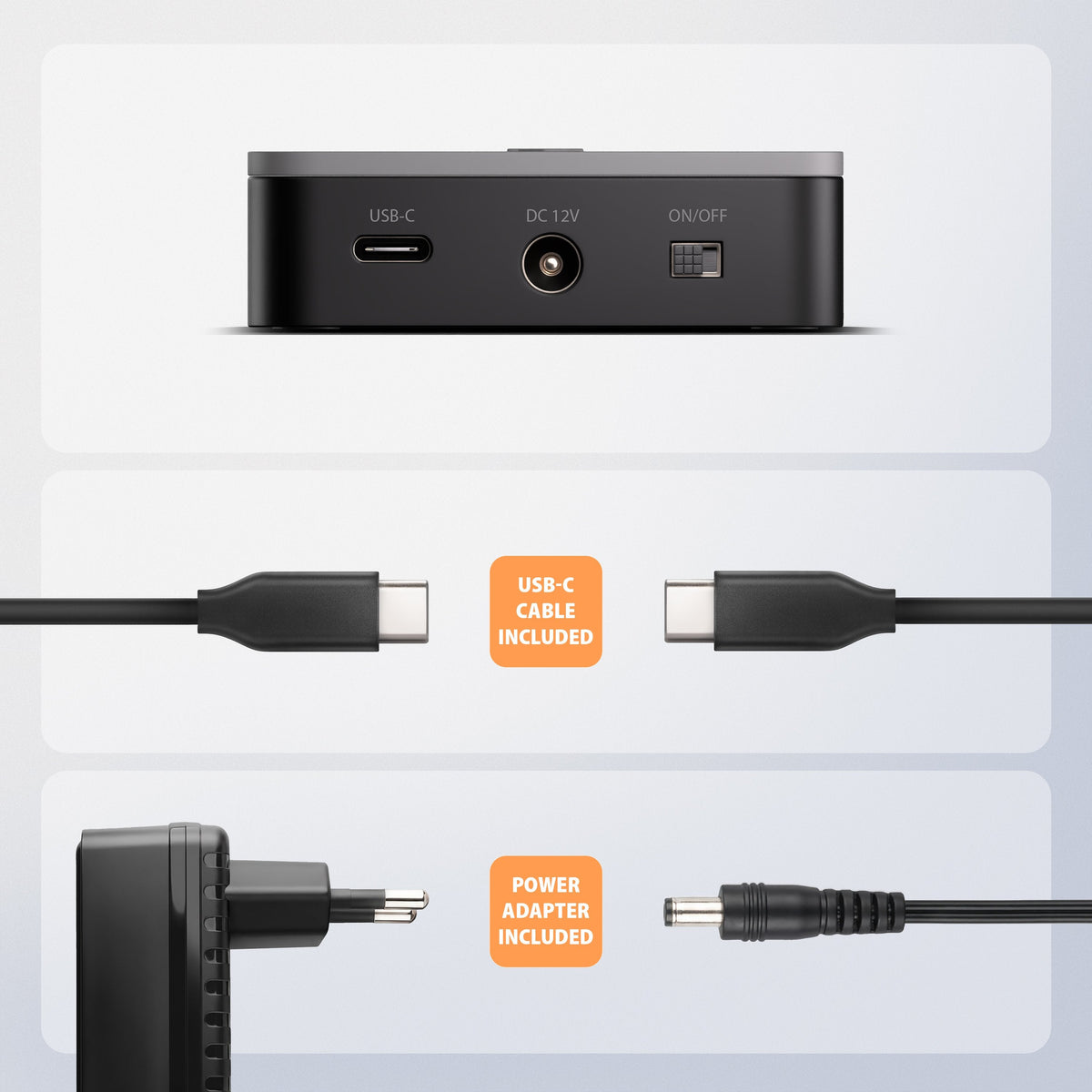 Adsa-M2c22l Base De Conexión Usb-C 3.2 Gen2x2 - 2 X Nvme M.2 20gbps
