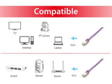 EAN 4015867163177 - Equip 605650 cable de red Púrpura 1 m Cat6a S/FTP (S-STP) imagen 3