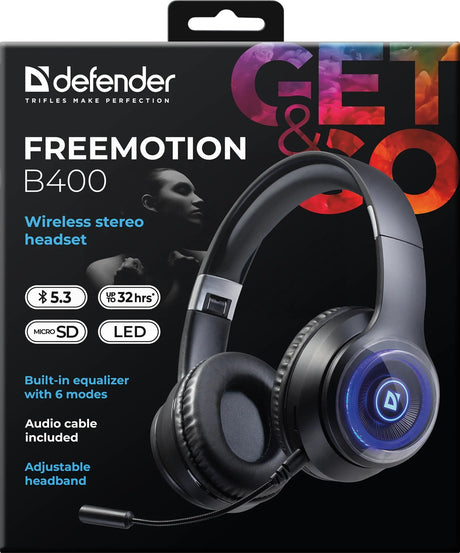 EAN 4745090824162 - Defender FreeMotion B400 Auriculares Inalámbrico y alámbrico Diadema Llamadas/Música/Deporte/Uso diario U imagen 11