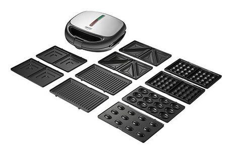 EAN 5902934834414 - Camry Premium CR 3042 sandwichera 800 W Acero inoxidable, Negro imagen 7
