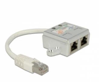 Adaptador Rj45 Delock Rj45 -> 2x Rj45 M/F 0.15m