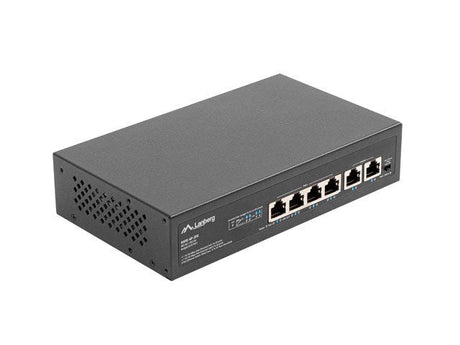 EAN 5901969428797 - Lanberg RSFE-4P-2FE-60 switch No administrado Fast Ethernet (10/100) Energía sobre Ethernet (PoE) 1U Negr imagen 2