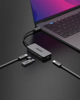 Sitecom Cn-5015 Hub Usb-C 4-Port Gris