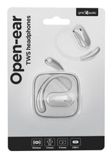 EAN 8716309134897 - Gembird OWS-01-BK Auriculares Inalámbrico gancho de oreja Llamadas/Música Bluetooth Plata, Blanco imagen 4