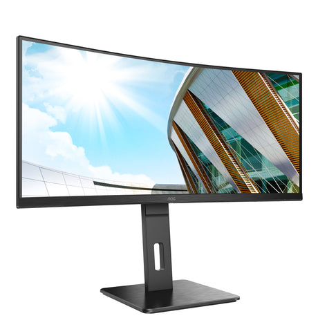 EAN 4038986118224 - AOC P2 CU34P2A pantalla para PC 86,4 cm (34") 3440 x 1440 Pixeles Quad HD LED Negro imagen 4