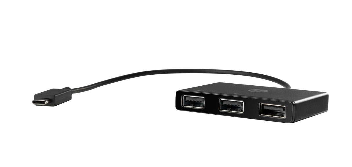 EAN 0190780850923 - HP USB-C to USB-A Hub USB 3.2 Gen 1 (3.1 Gen 1) Type-C Negro imagen 2