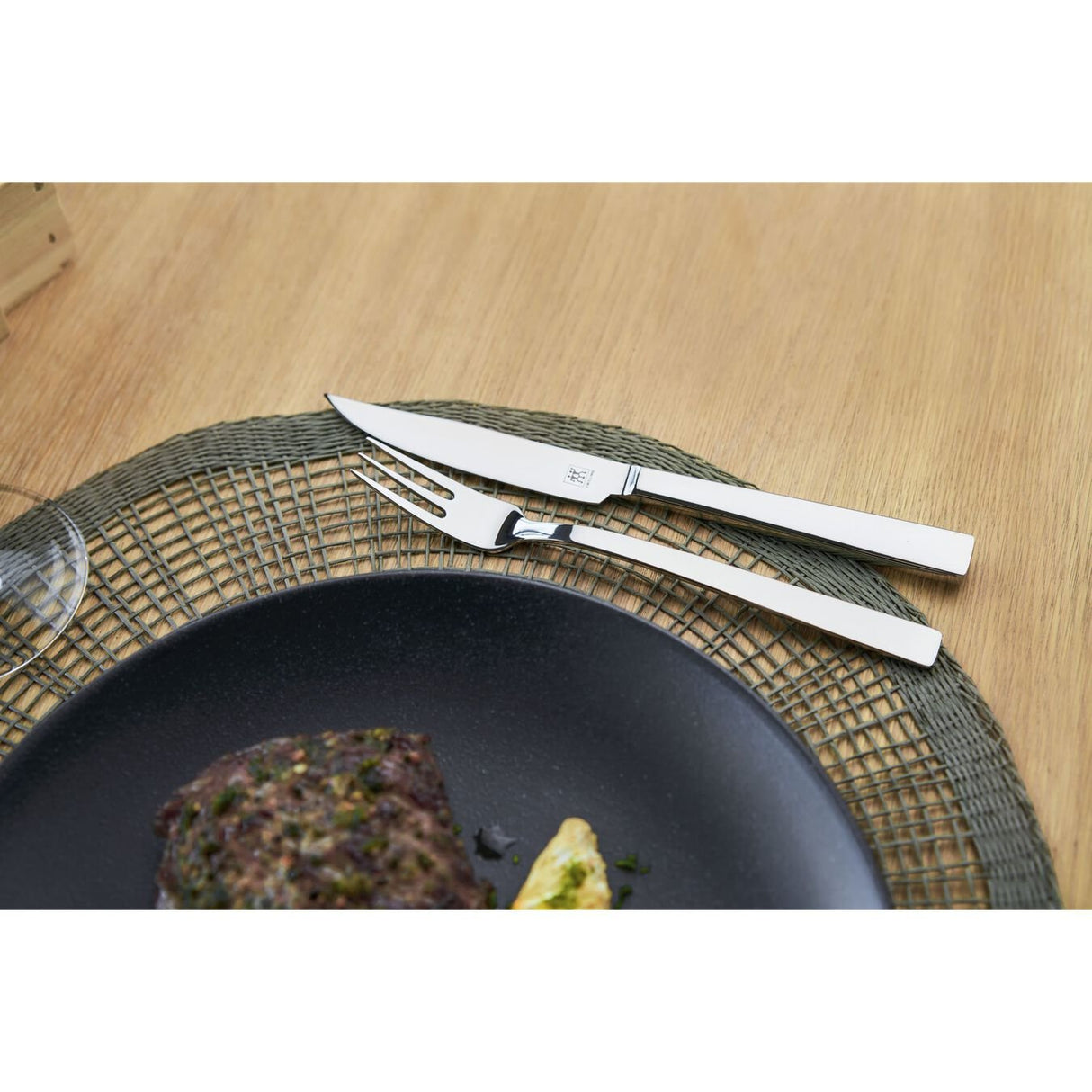 Juego De Cubiertos Para Bistec Zwilling 12 Uds. En Caja De Madera