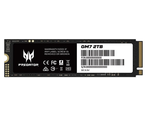 EAN 6955914619135 - Acer Predator GM7 2 TB M.2 PCI Express 4.0 NVMe imagen 1