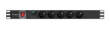 EAN 5901969441741 - Lanberg PDU-05E-0200-BK unidad de distribución de energía (PDU) 5 salidas AC 1U Negro imagen 5
