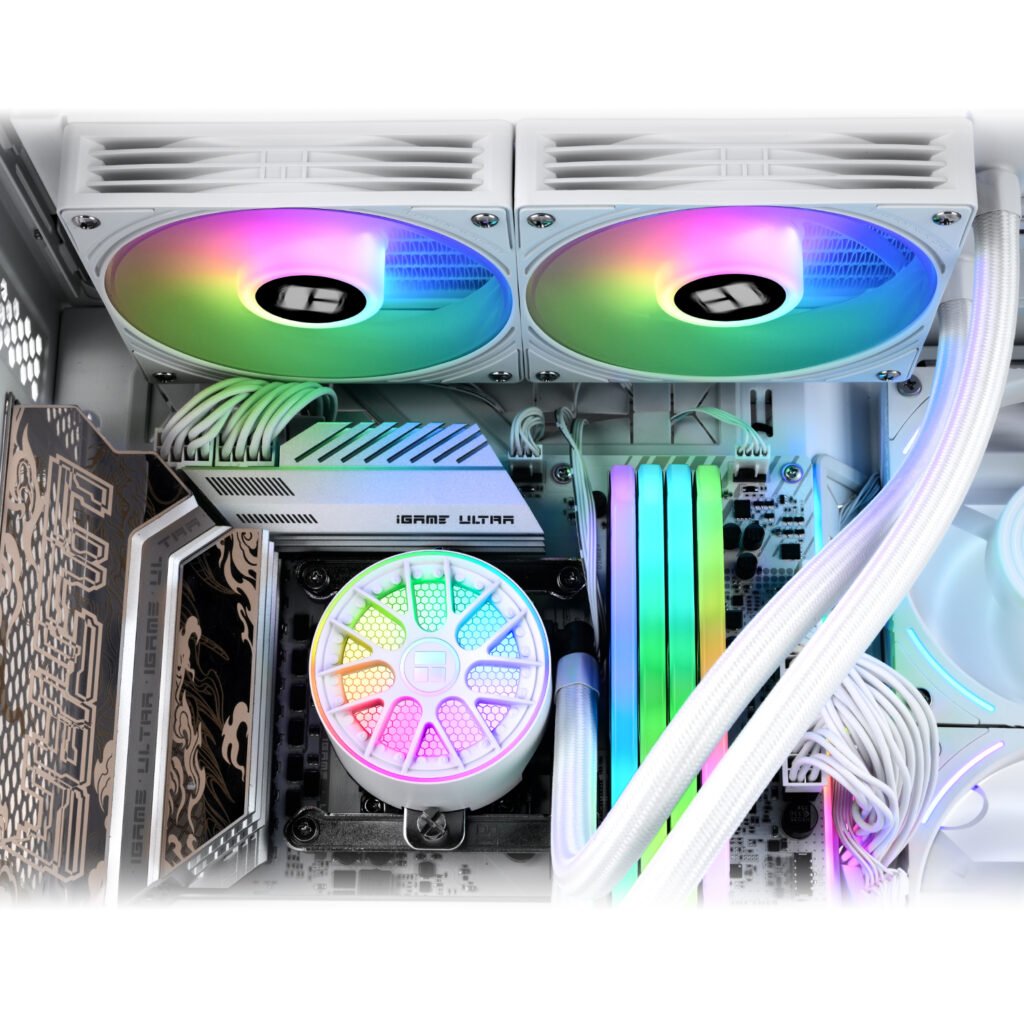 K Kit Watercooling Aio Thermalright Aqua Elite V6 Rgb - 240mm (Blanc)