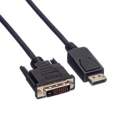 EAN 7611990129744 - VALUE 11.99.5616 adaptador de cable de vídeo 3 m DisplayPort DVI-D Negro imagen 2