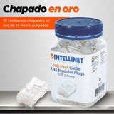 EAN 0766623790055 - Intellinet 790055 conector RJ-45 Transparente imagen 5