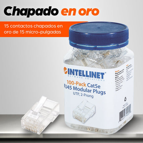 EAN 0766623790055 - Intellinet 790055 conector RJ-45 Transparente imagen 5