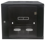 Intellinet Network Cabinet, Wall Mount (Double Section Hinged Swing Out), 9u, Usable Depth 235mm/Width 465mm, Negro, Flatpack, Max 30kg, Swings Out For Access To Back Of Cabinet When Installed On Wall, 19", Parts For Wall Install (Eg