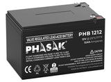 Batería Phasak Phb 1212 Compatible Con Sai Ups Phasak Según Especificaciones