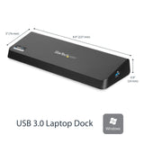EAN 0065030859233 - StarTech.com USB3DOCKHDPC base para portátil y replicador de puertos Alámbrico USB 3.2 Gen 1 (3.1 Gen 1)  imagen 3