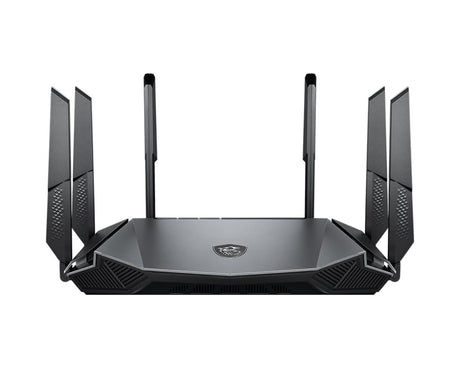 EAN 4719072983345 - MSI RadiX AX6600 WiFi 6 Tri-Band router inalámbrico Gigabit Ethernet Tribanda (2,4 GHz/5 GHz/5 GHz) Negro imagen 2
