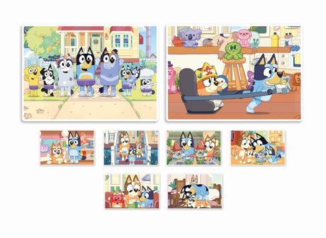EAN 8005125183203 - Clementoni Boîte de jeu 4 en 1 Bluey Edukit imagen 3