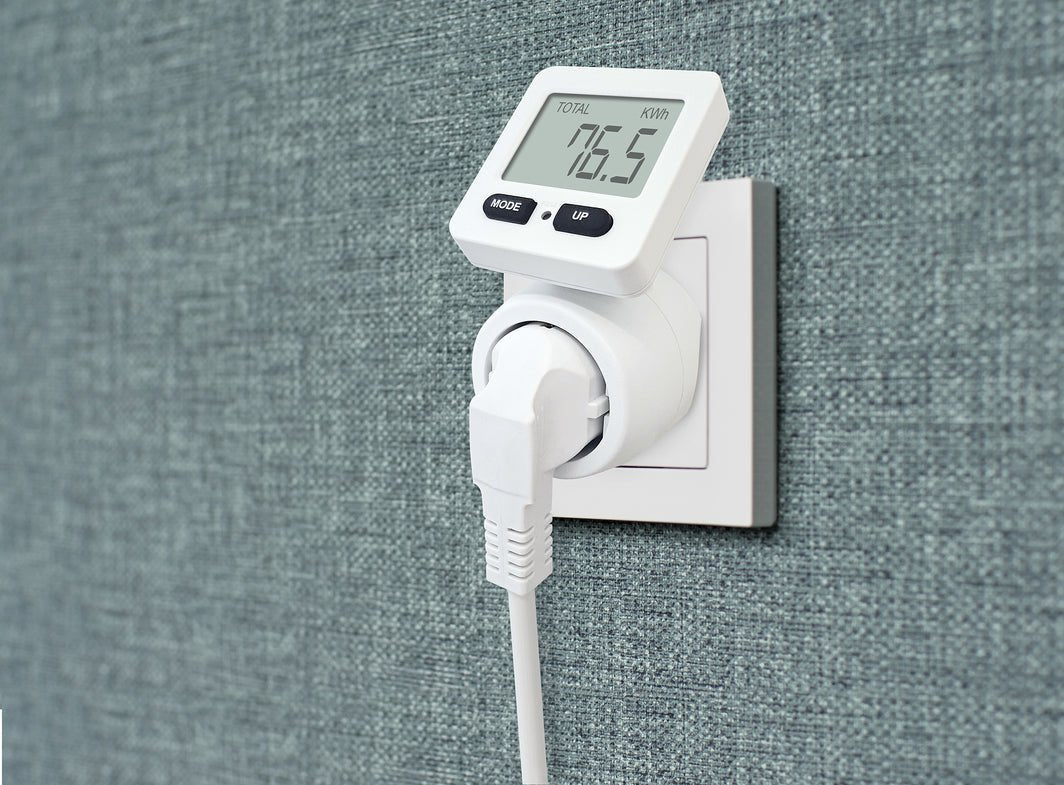 Schwaiger Stem1180 Medidor De Coste Energético Corriente Alterna Con Flex. Display, Blanco