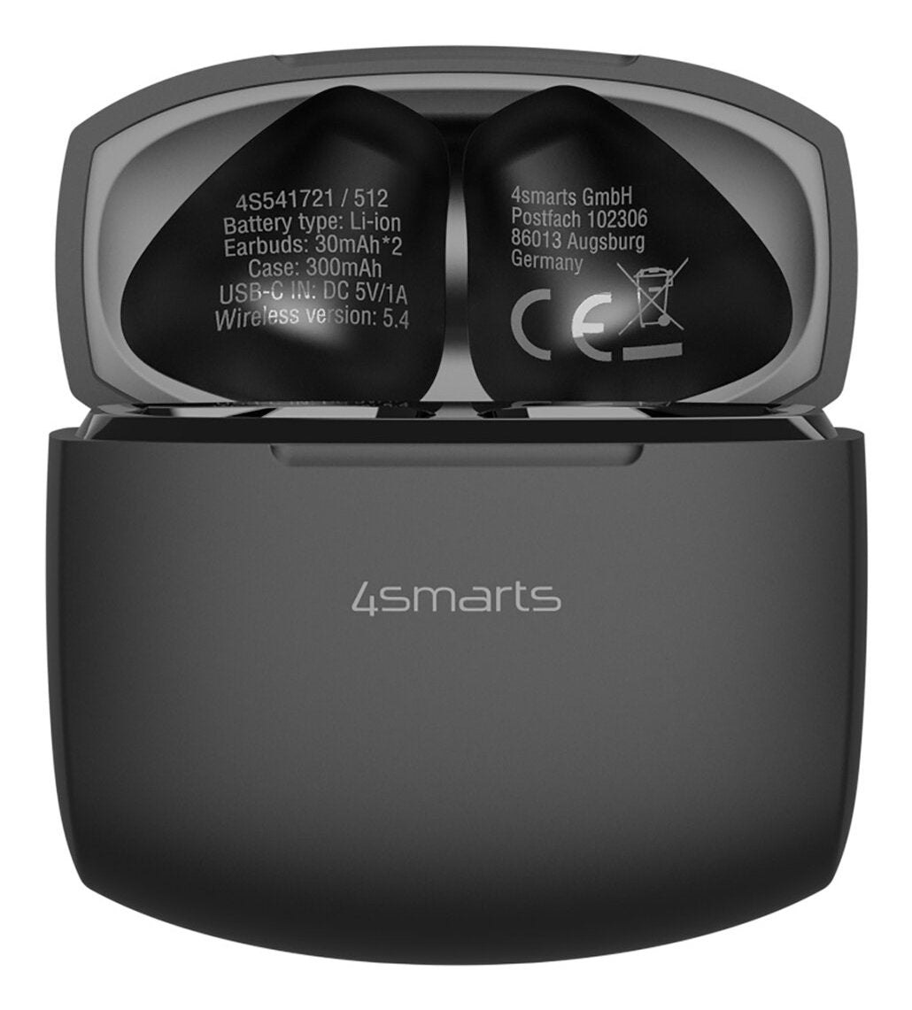 4smarts Wireless Headset Skybuds Air, Schwarz