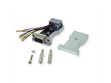 Roline Db9 Buchse-Rj45 Buchse 8p 8c 8ltg., Silberfarben