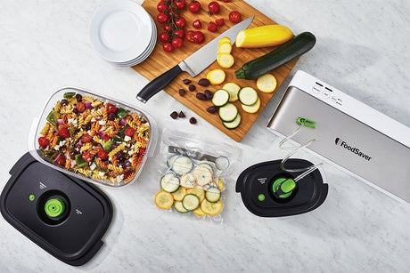 EAN 5060569672440 - FoodSaver VS0100X sellador al vacío Plata, Blanco imagen 7