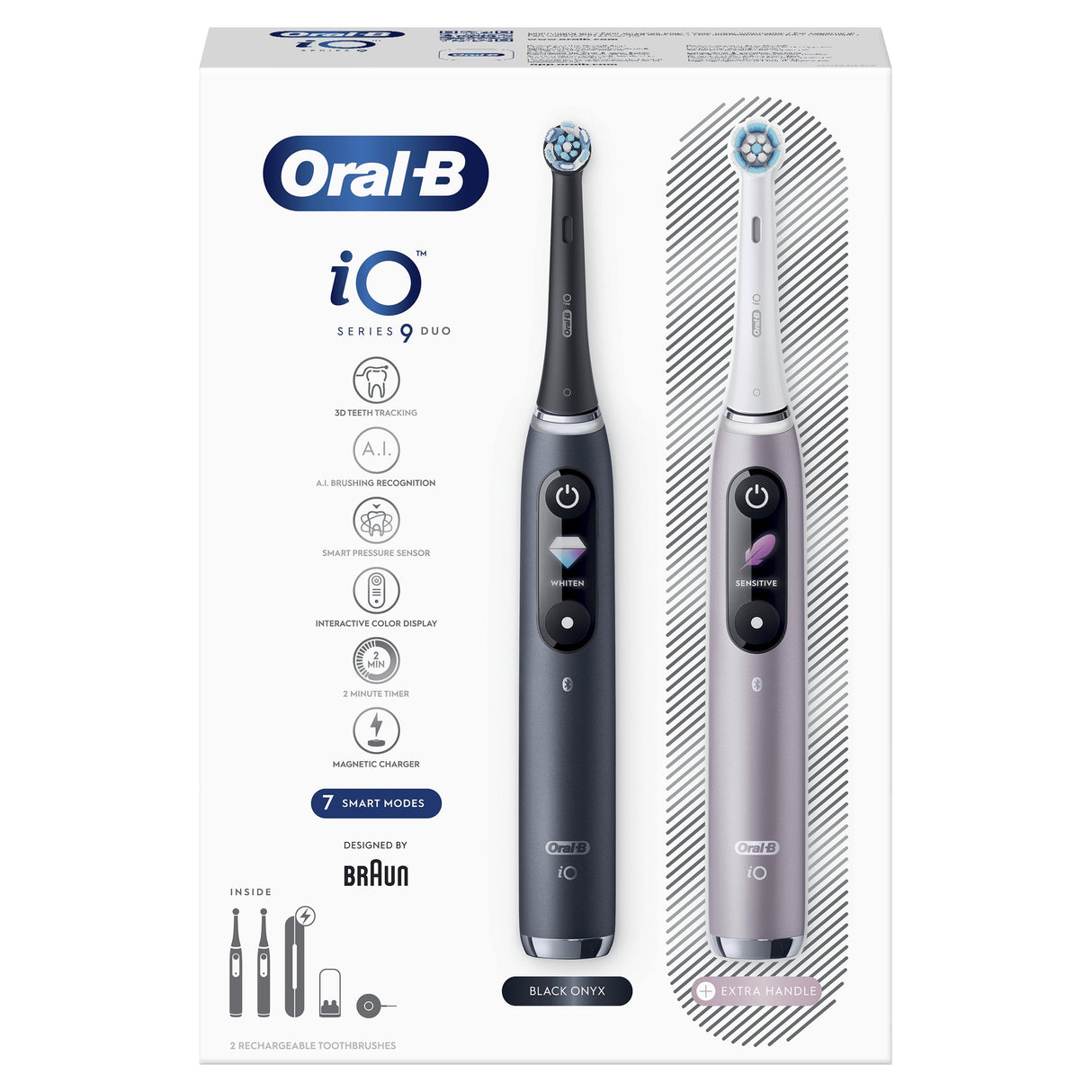EAN 4210201411550 - Oral-B iO 80363731 cepillo eléctrico para dientes Adulto Cepillo dental oscilante Negro, Plata imagen 6