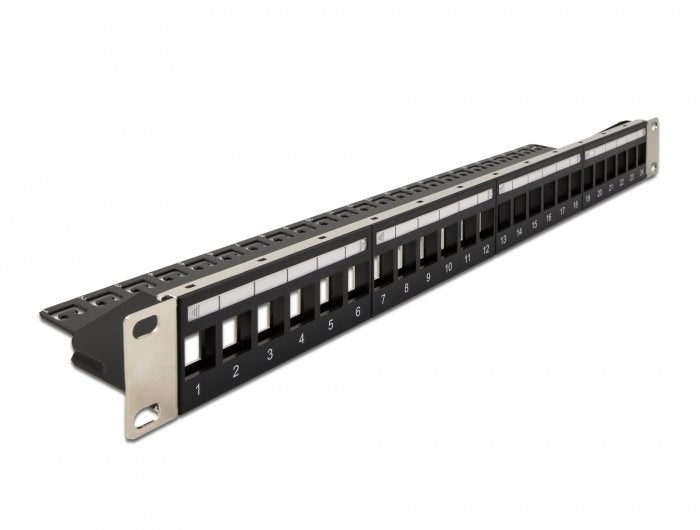 Delock 19"Keymone Patchpanel 24port Negro