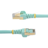 EAN 0065030873284 - StarTech.com 6ASPAT50CMAQ cable de red Turquesa U/FTP (STP) imagen 3