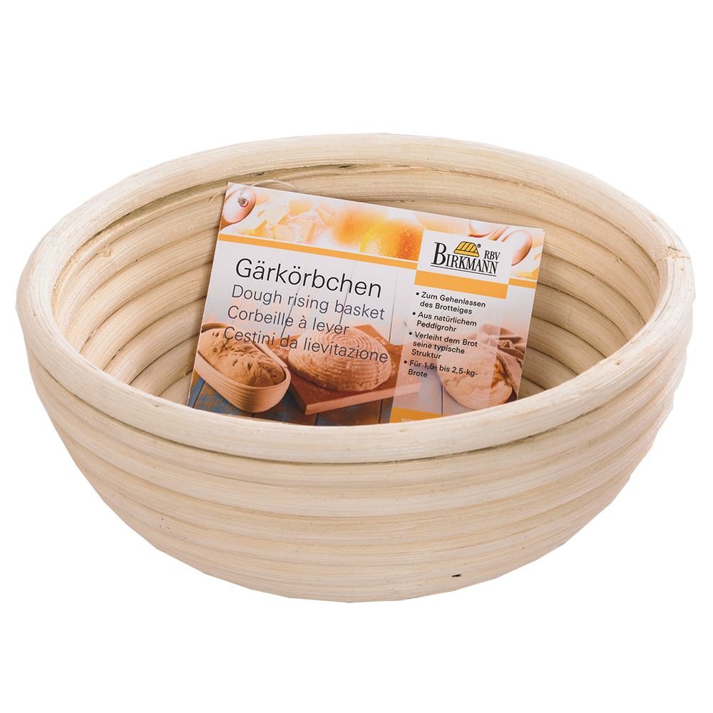 Rbv Birkmann 208964 Cesta Para Pan Alrededor Bastón Madera