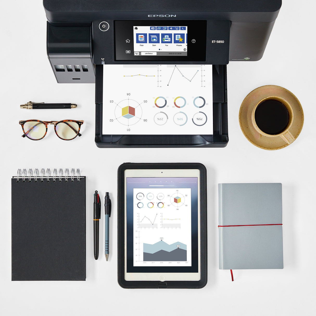 Impresora De Inyección De Tinta Multifunción Inalámbrica Epson L6550 Ecotank Its