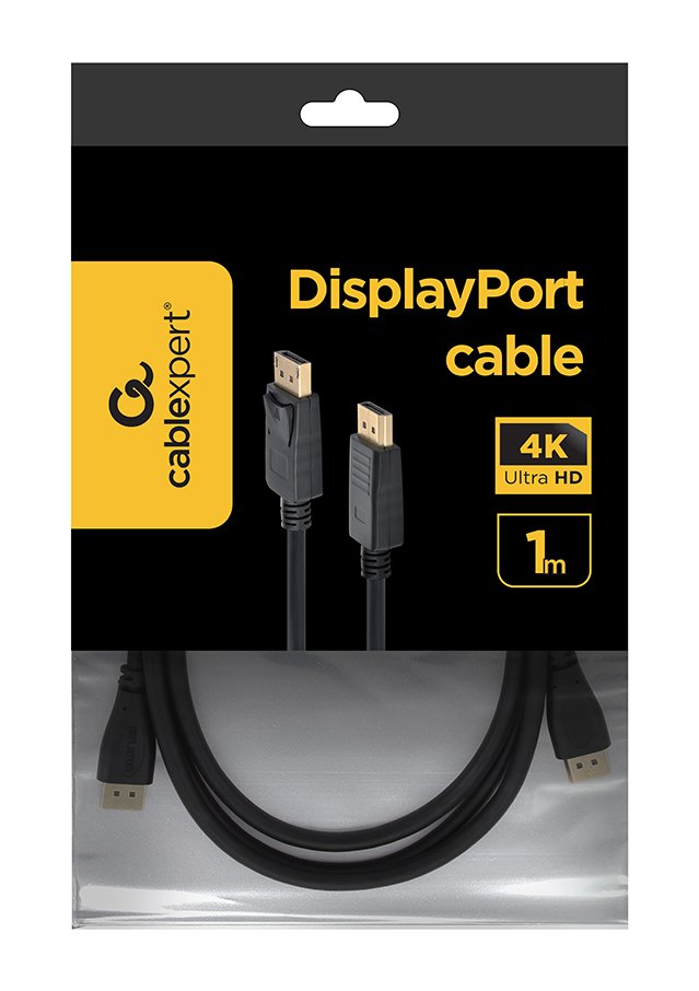 Gembird Cable Displayport 1m Negro  Cc-Dp-1m