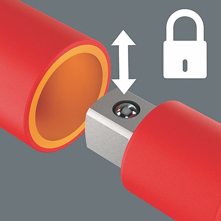 Wera 410 I Vde B Ra Vde-Isoliert Quergriff- 3/8