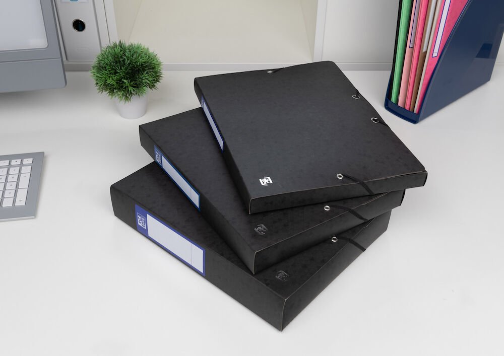 Oxford Heftbox 2.5 Cm Din A4 Negro